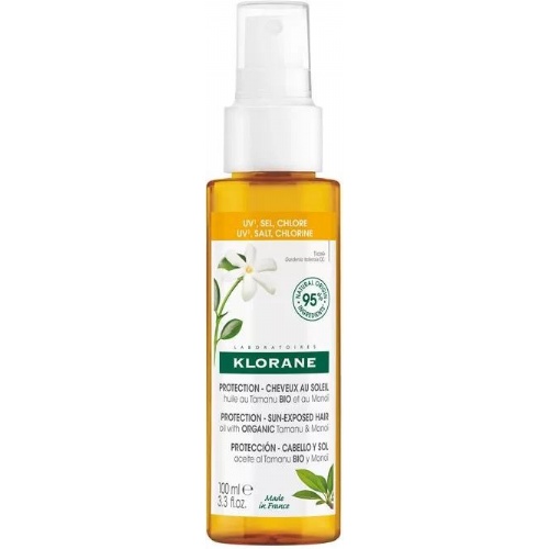 Klorane aceite al tamanu bio y monoï (1 envase 100 ml)