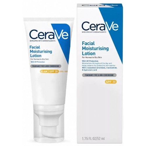 Cerave locion hidratante de rostro spf 25 (1 envase 52 ml)