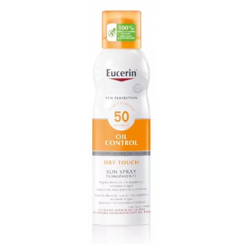 Eucerin sun protection 50 spray transparente - dry touch sensitive protect (200 ml)