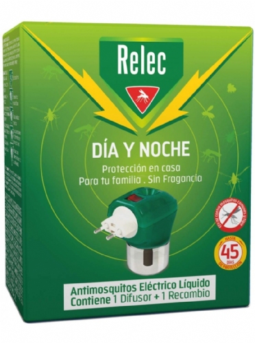 Relec dia y noche antimosquitos electrico liquido on off (1 difusor + recambio)