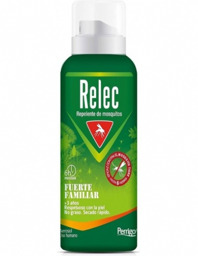 Relec fuerte familiar repelente de mosquitos de uso humano (1 envase 125 ml)