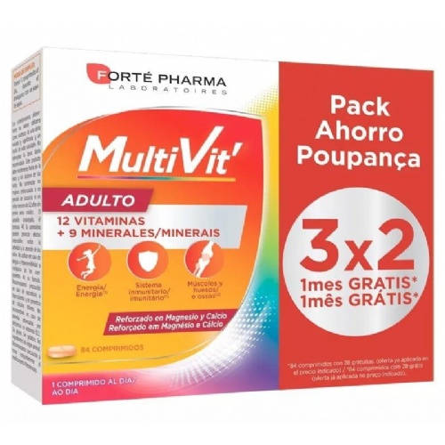 Multivit adulto (84 comprimidos masticables)