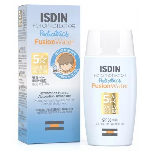 Fotoprotector isdin pediatrics fusion water - spf 50+ (50 ml)