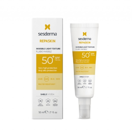 Repaskin fluido invisible fotoprotector spf 50+ (1 envase 50 ml)