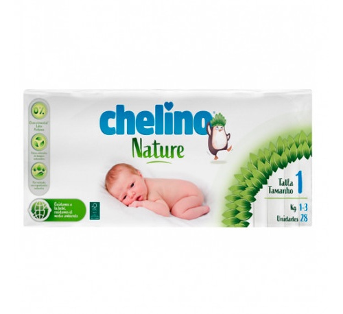 Pañal infantil - chelino nature (t - 1 28 u)