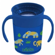 Vaso 360º sin boquilla - dr brown´s (azul 200 ml)